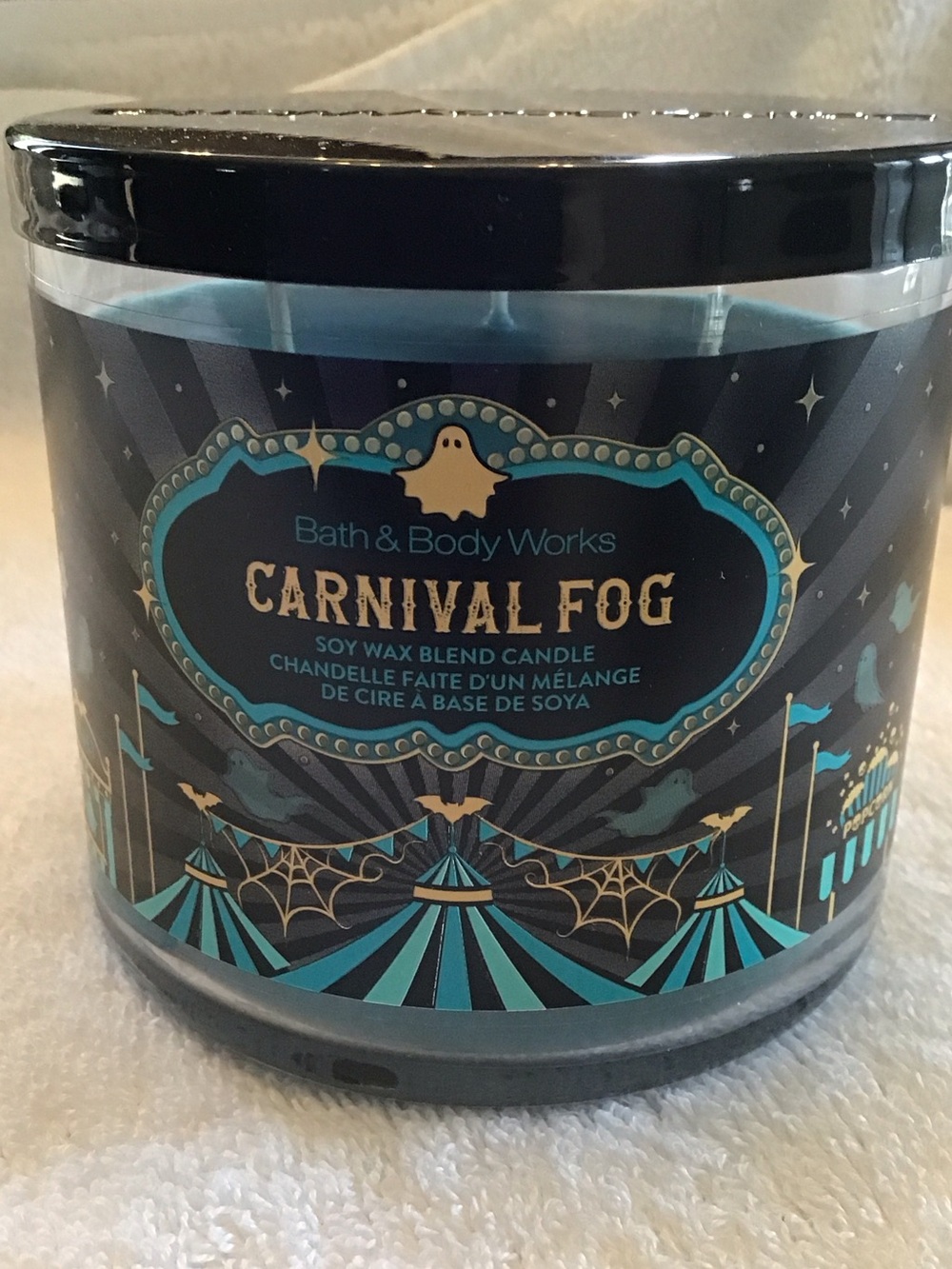Bath & Body Works 3 Wick candle Carnival Fog